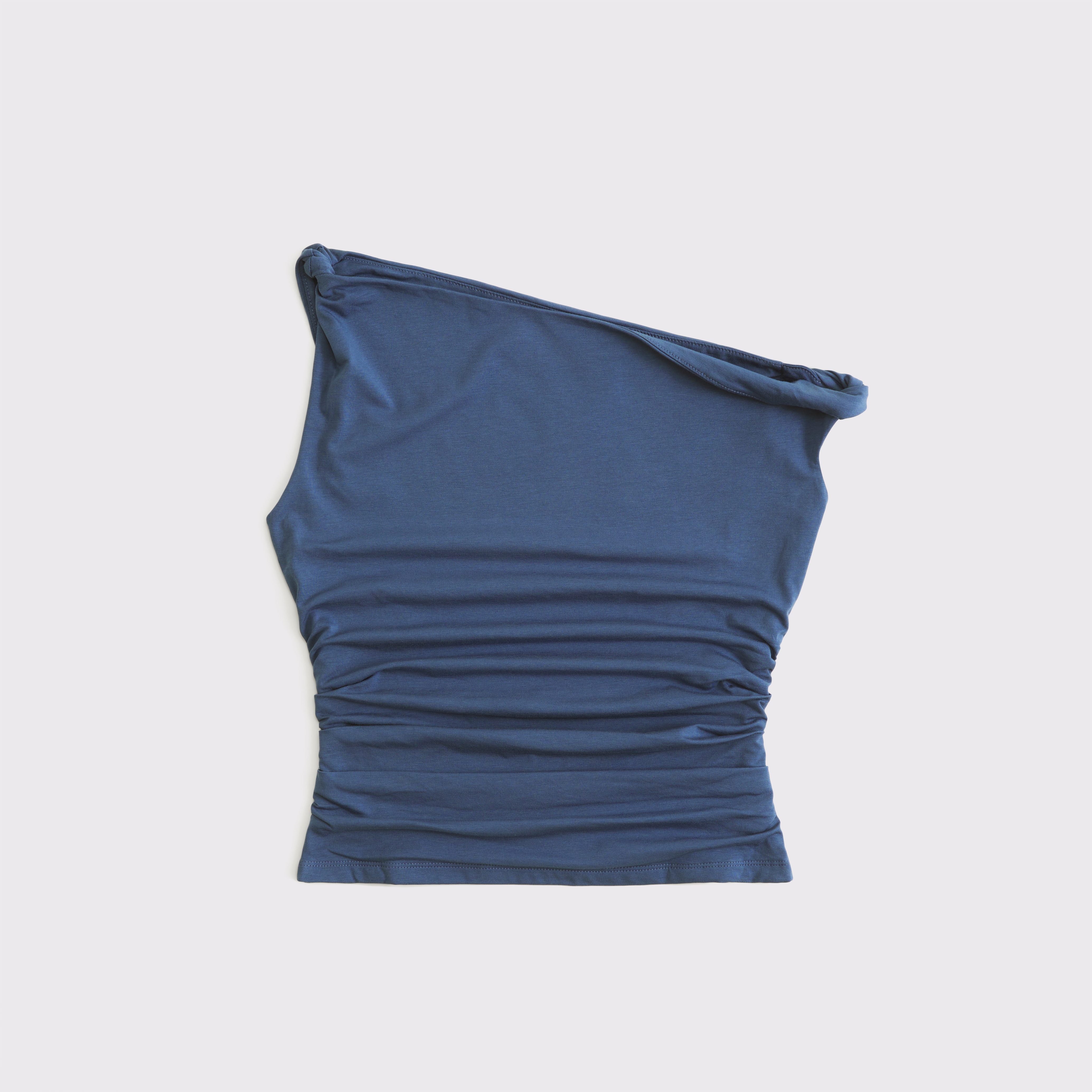 【25SS】RECTO ASYMMETRIC TWISTED TOP Women's Asymmetrical Twist Top | Women's Tops | Abercrombie.com