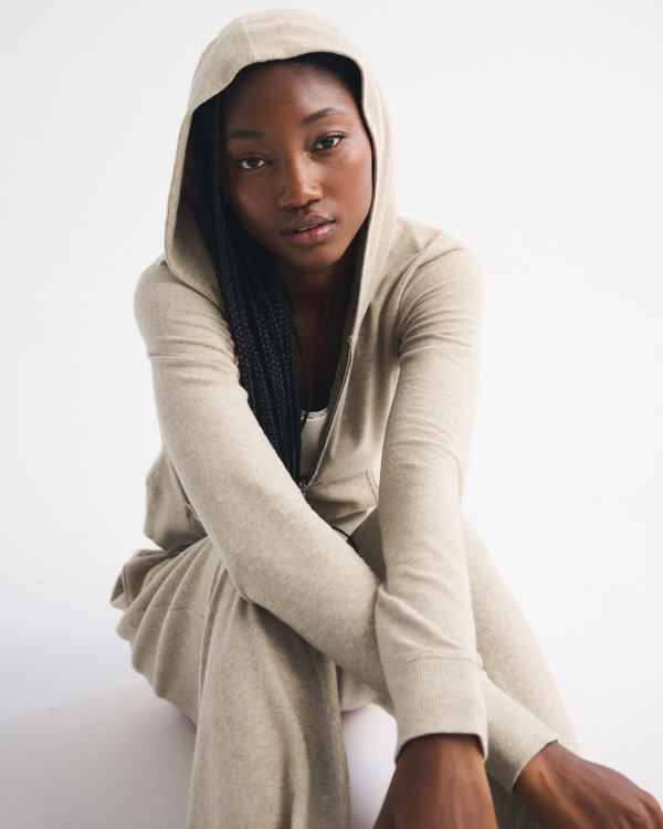 Women's Cozy Lounge Full-Zip | Women's Tops | Abercrombie.com