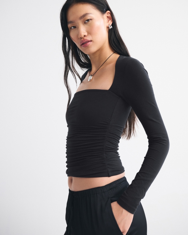 The A&F Ava Long-Sleeve Top