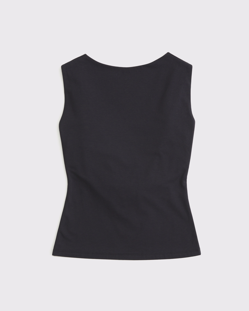 Draped Cowl Back Top