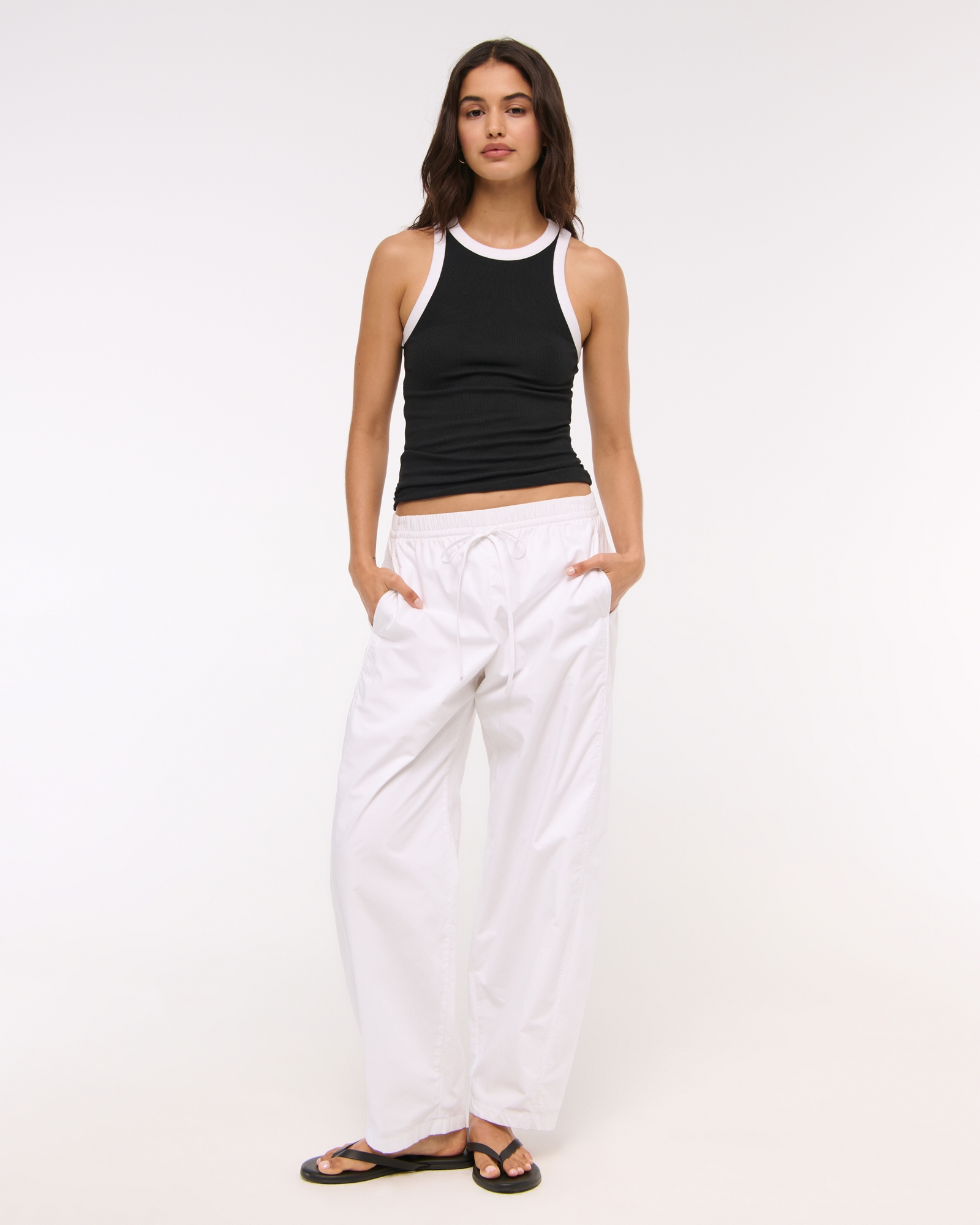 Essential Tuckable High-Neck Rib Tank