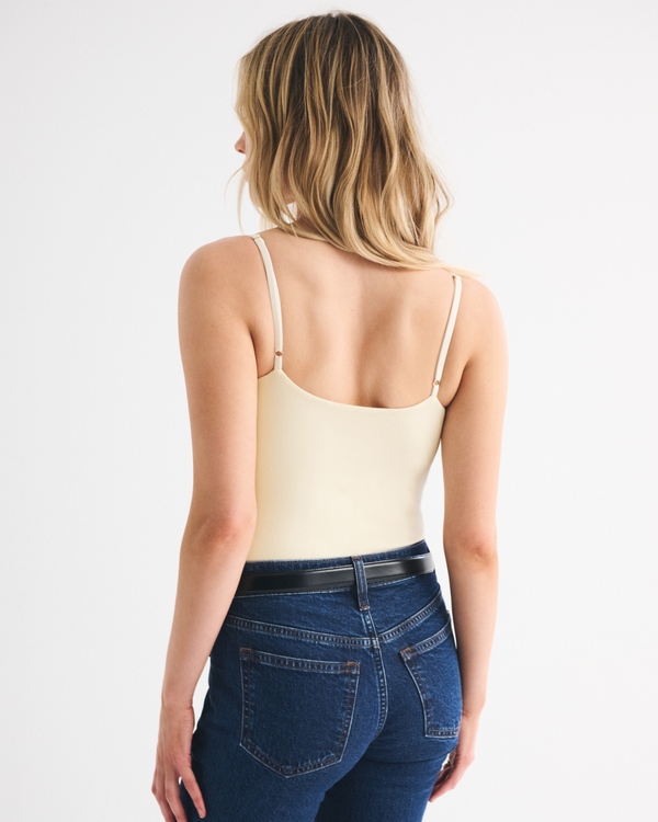 Bra-Free Lace-Trim Bodysuit