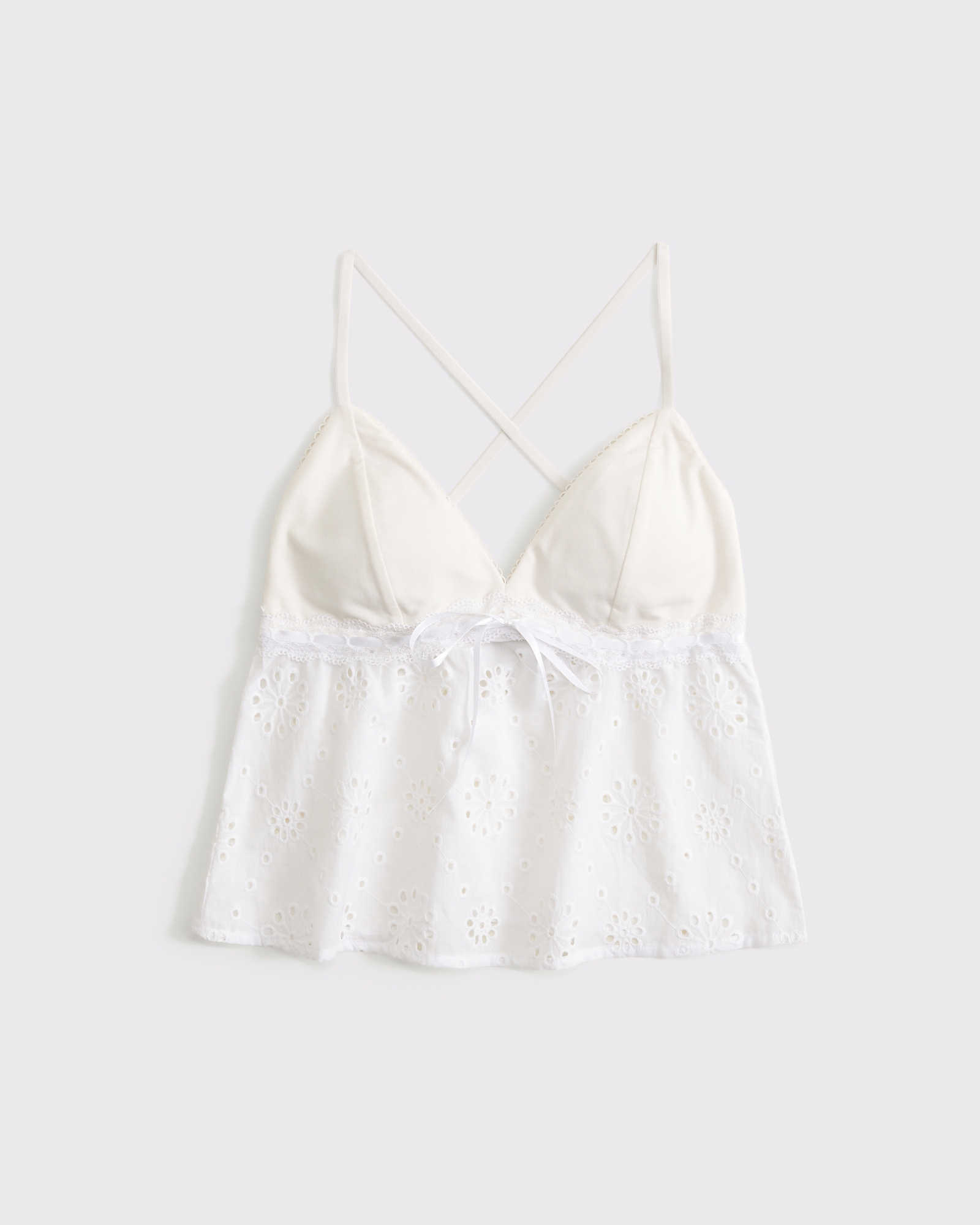 Bra-Free Eyelet Cami