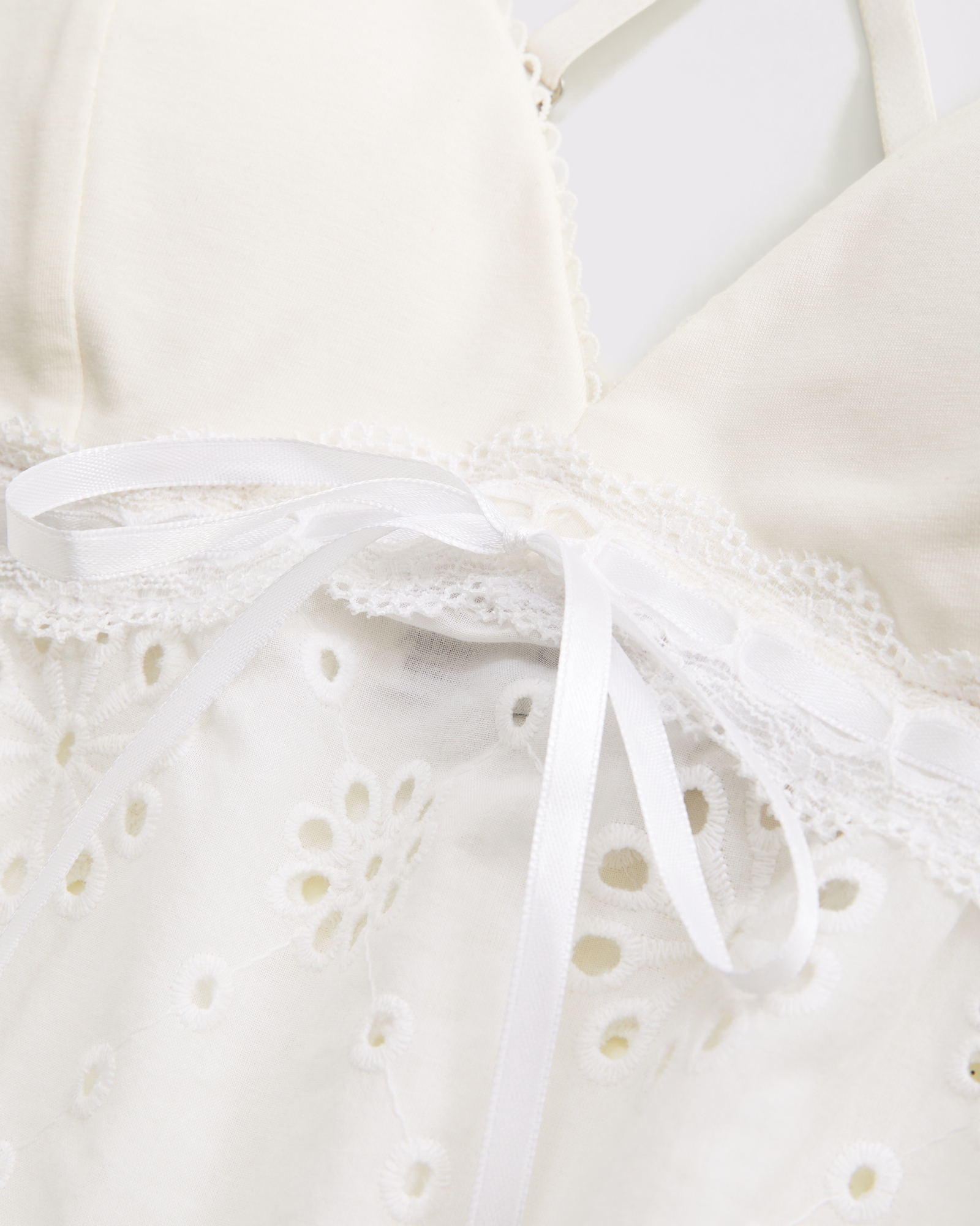 Bra-Free Eyelet Cami