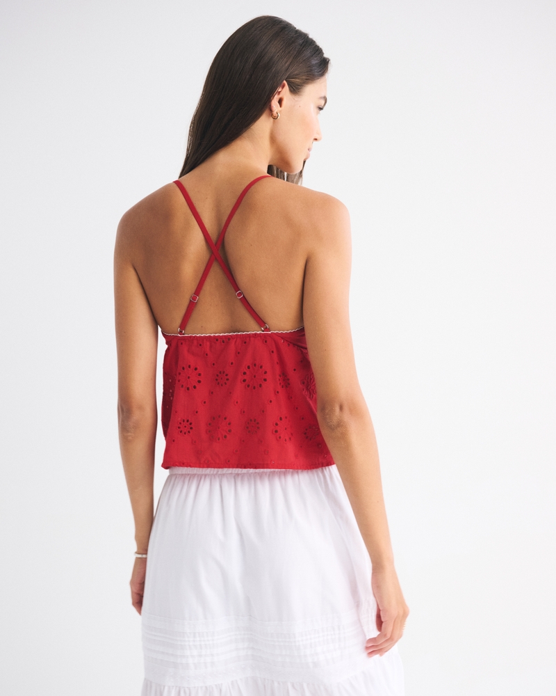 Bra-Free Eyelet Cami