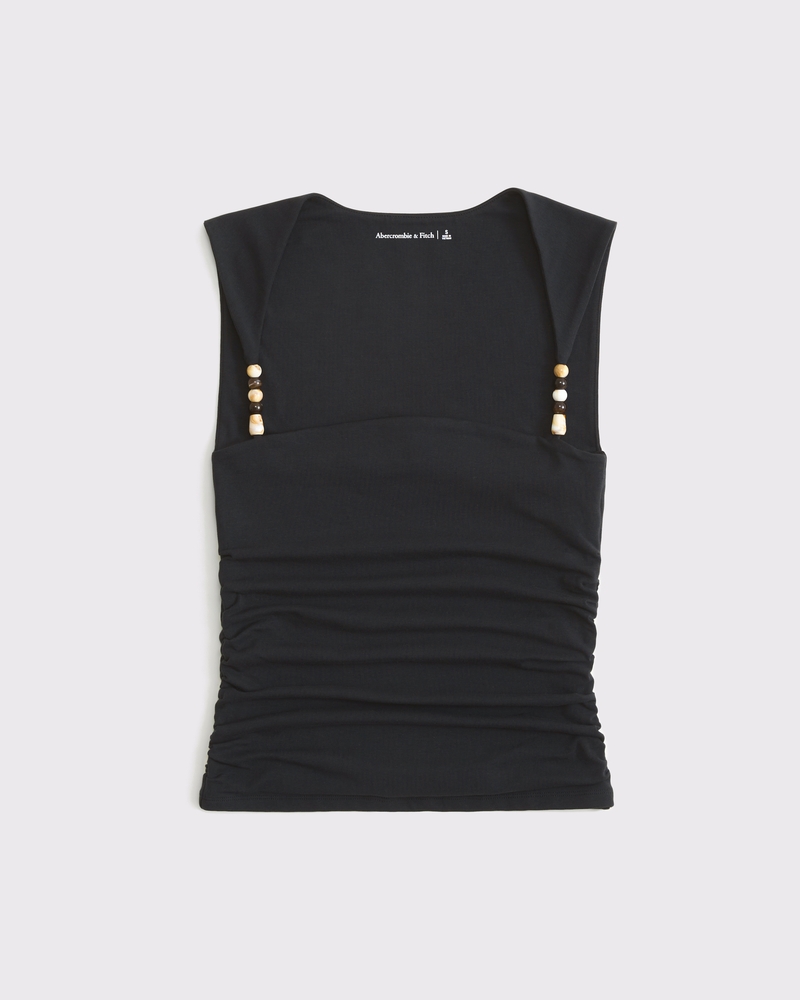 The A&F Ava Beaded Top