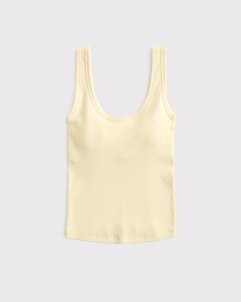 Bra-Free Rib Scoopneck Tank from Abercrombie & Fitch - $15.99