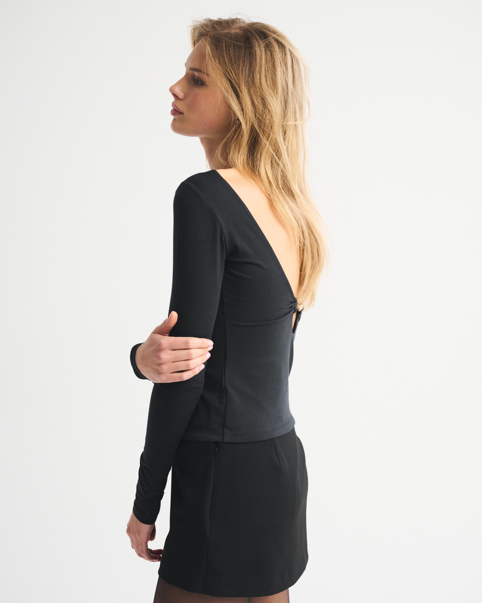 Bra-Free Open-Back Hardware Top