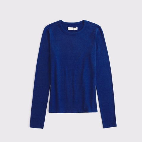 Женские футболки Abercrombie & Fitch Long-Sleeve Cozy Lounge Knit Tee