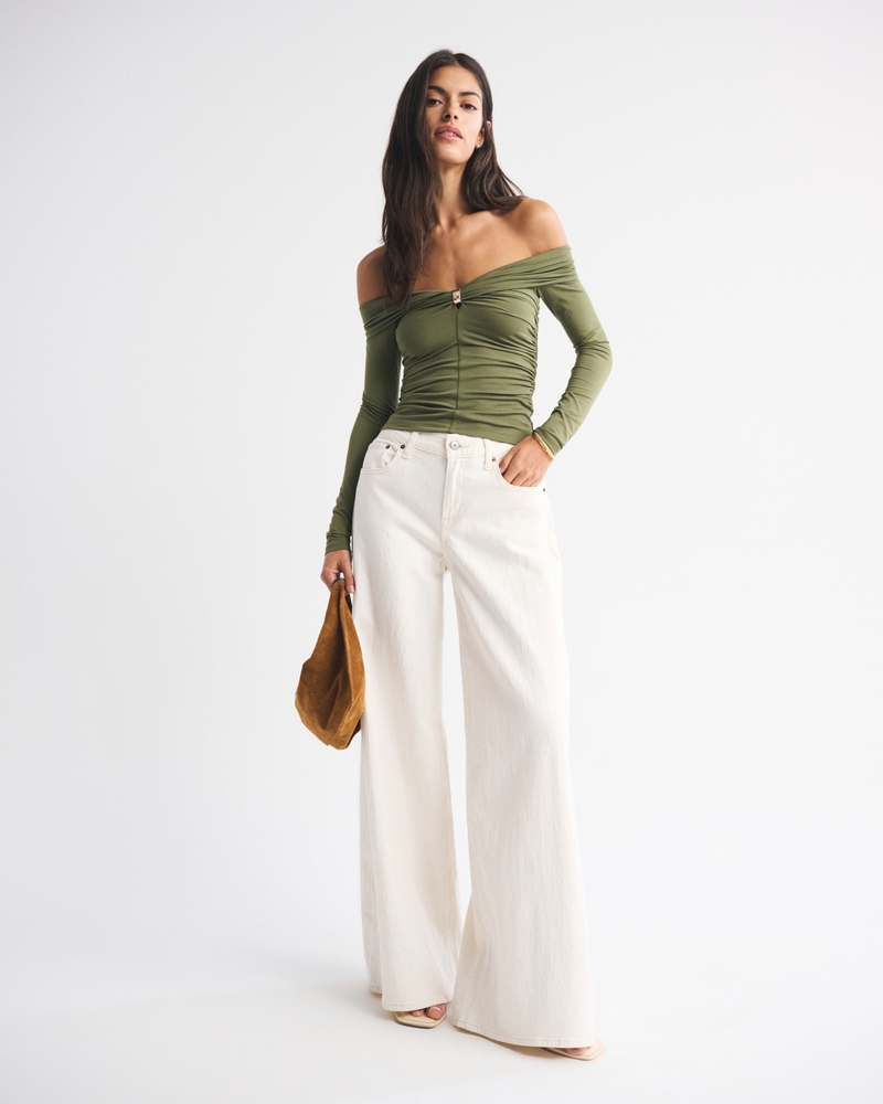 Off-The-Shoulder Hardware Top