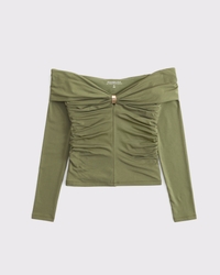 Off-The-Shoulder Hardware Top