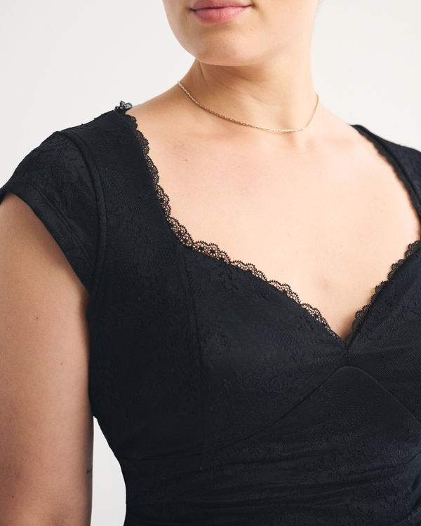 A&F Zoe Bra-Free Lace Top