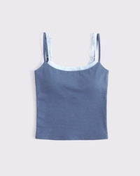 Bra-Free Double-Layered 90s Cami