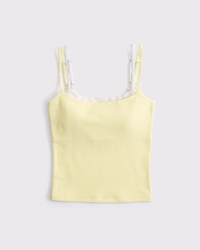 Bra-Free Double-Layered 90s Cami