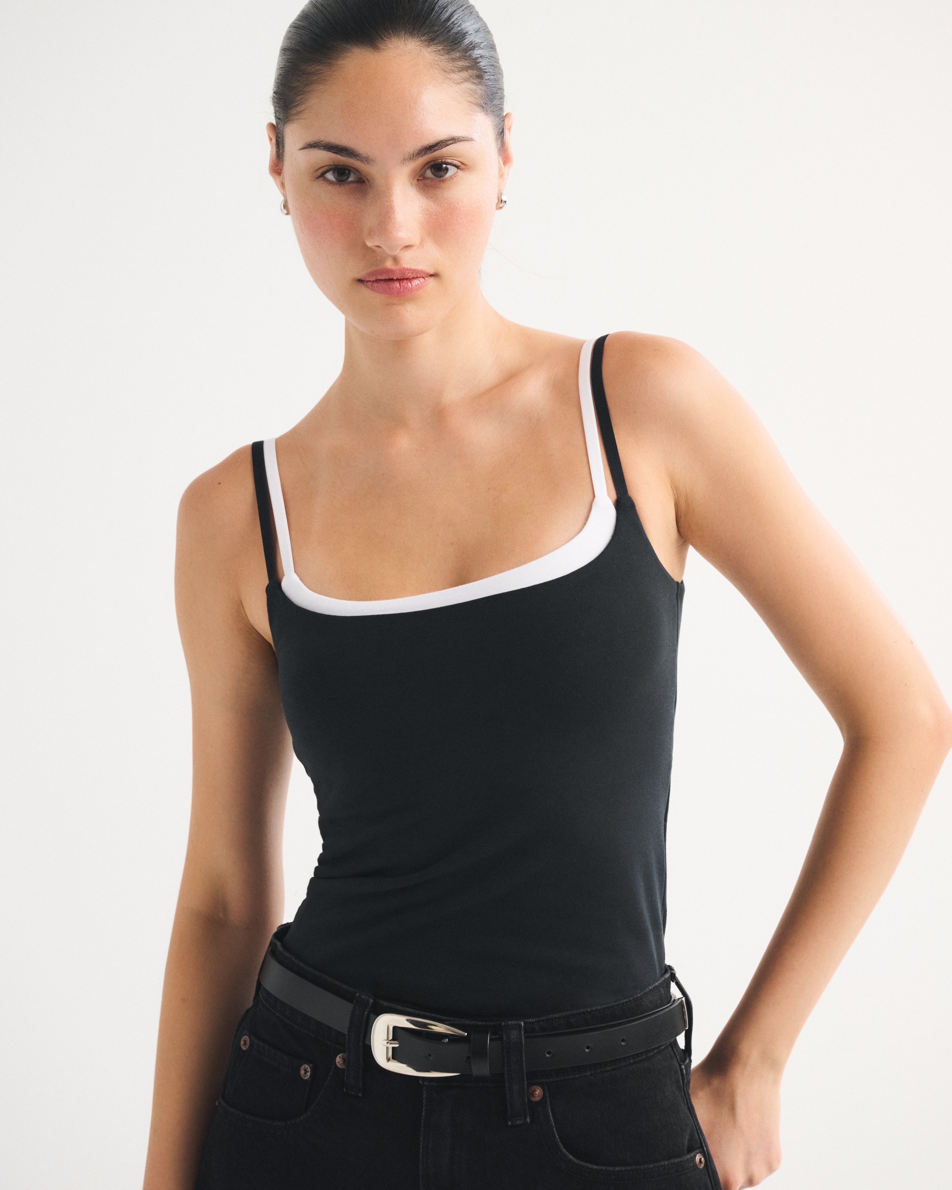 Бра Free Double-Layered, с топом на бретелях — Abercrombie & Fitch — фото 2