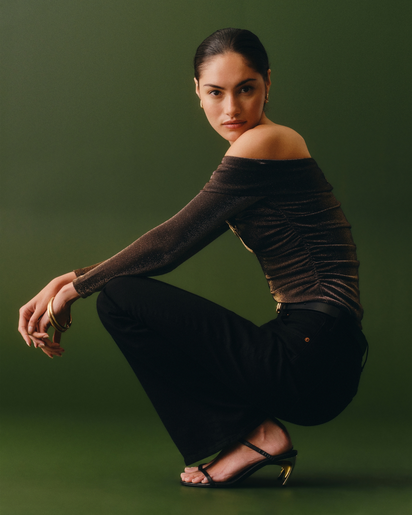 Off-The-Shoulder Hardware Top