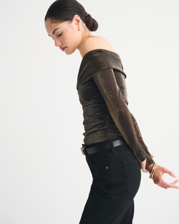 Off-The-Shoulder Hardware Top