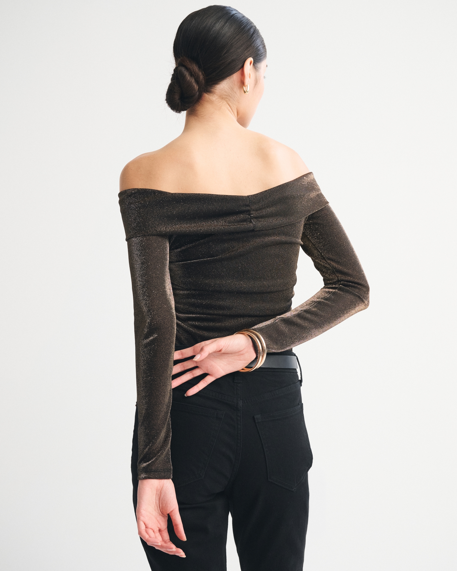 Off-The-Shoulder Hardware Top