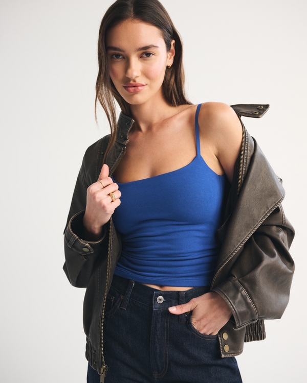 Bra-Free 90s Cami, Twilight Blue view 1