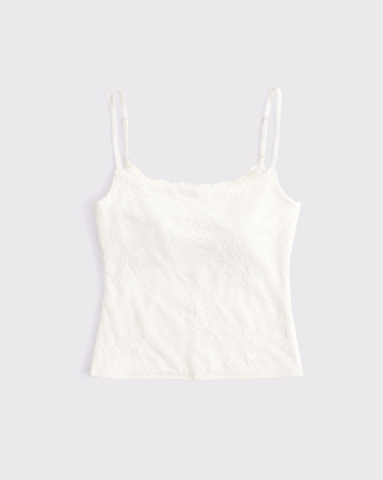 Women's Bra-Free Lace 90s Cami | Women's Tops | Abercrombie.com