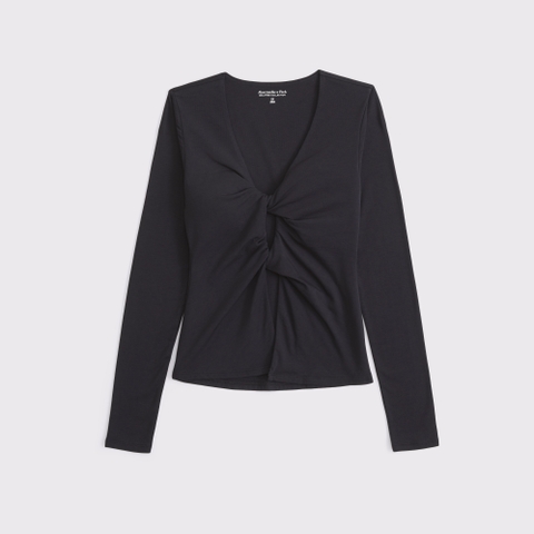 Бра Free Cutout, длинный рукав — Abercrombie & Fitch
