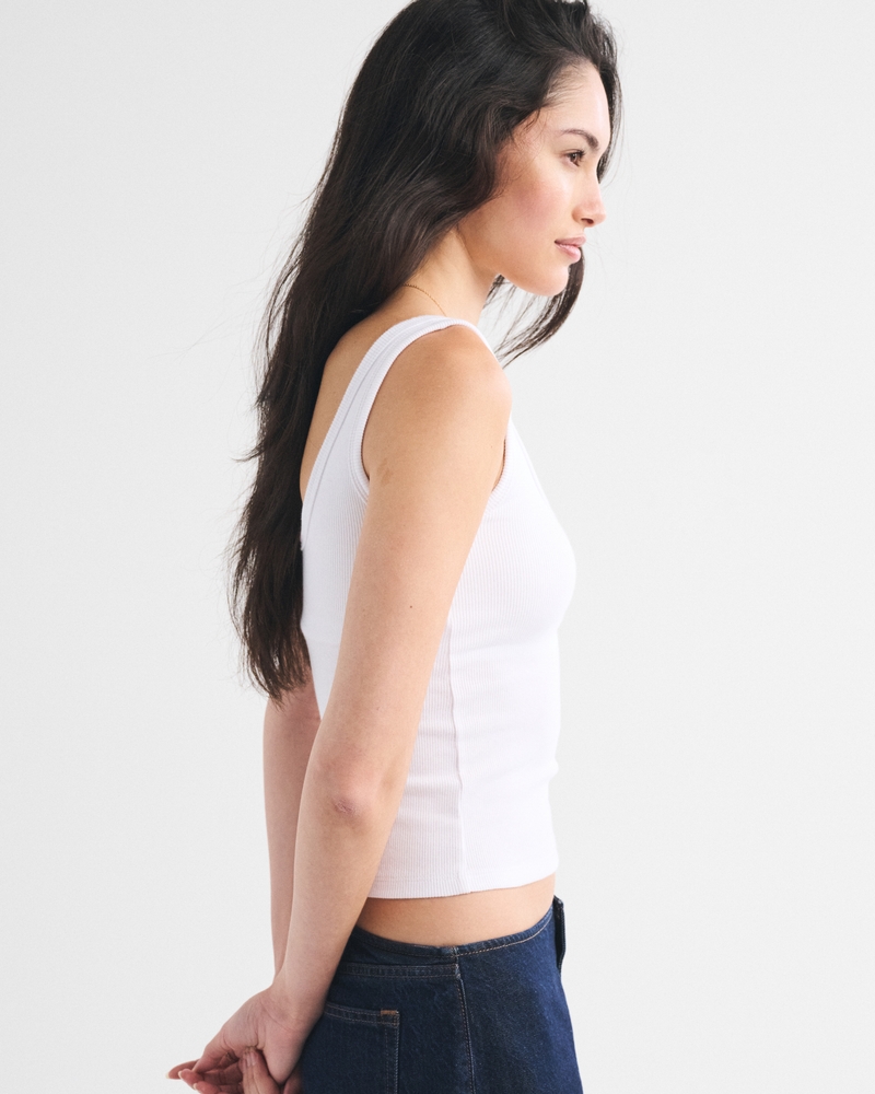 Bra-Free Rib Scoop Neck Tank - thumbnail 10