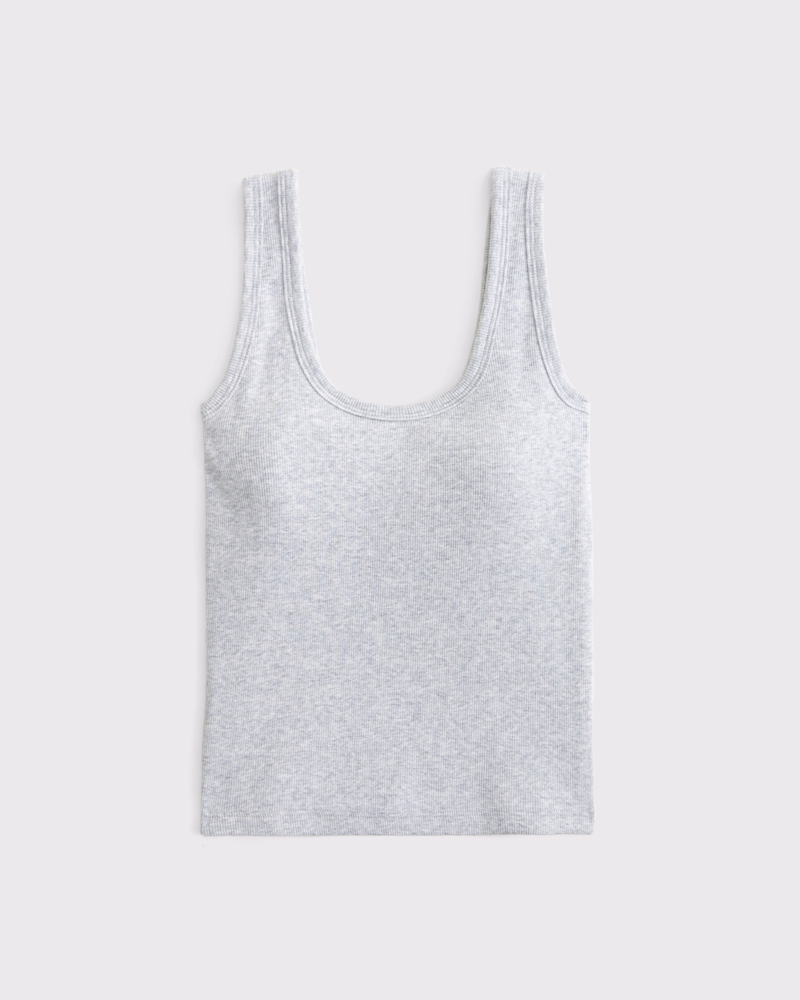 Women's Bra-Free Rib Scoopneck Tank | Women's Tops | Abercrombie.com
