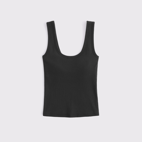 Бра Free, круглый вырез, в рубчик — Abercrombie & Fitch