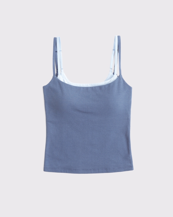 Bra-Free Double-Layered 90s Cami