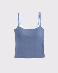 Bra-Free Double-Layered 90s Cami