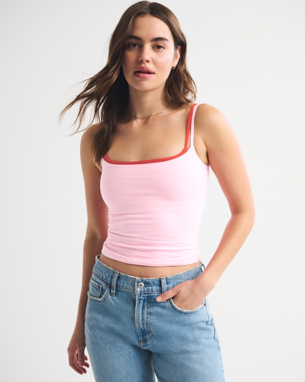 Bra-Free Double-Layered 90s Cami