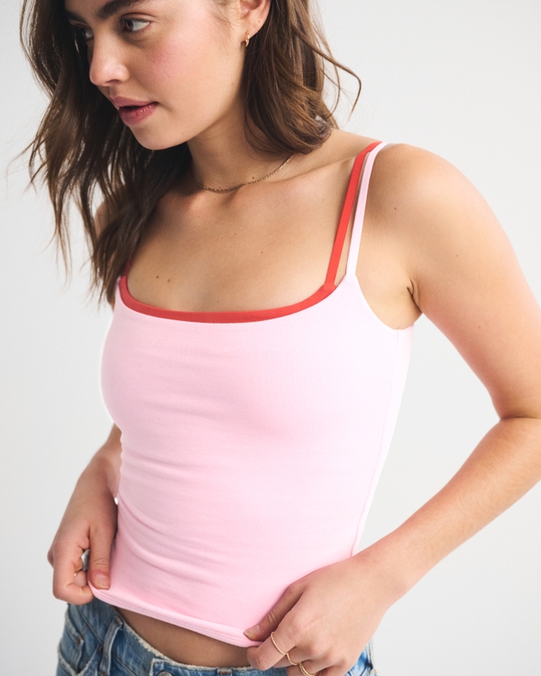 Bra-Free Double-Layered 90s Cami