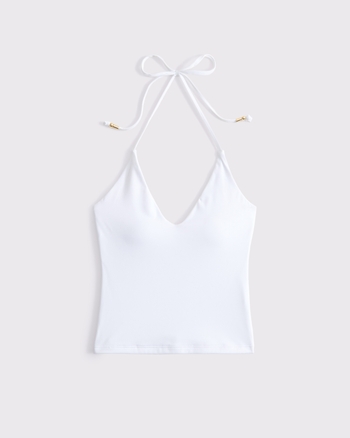 Bra-Free Snatched Seamless Halter Top
