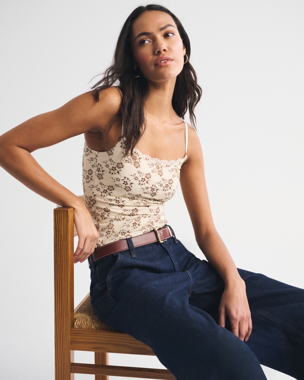 Bra-Free Lace 90s Cami