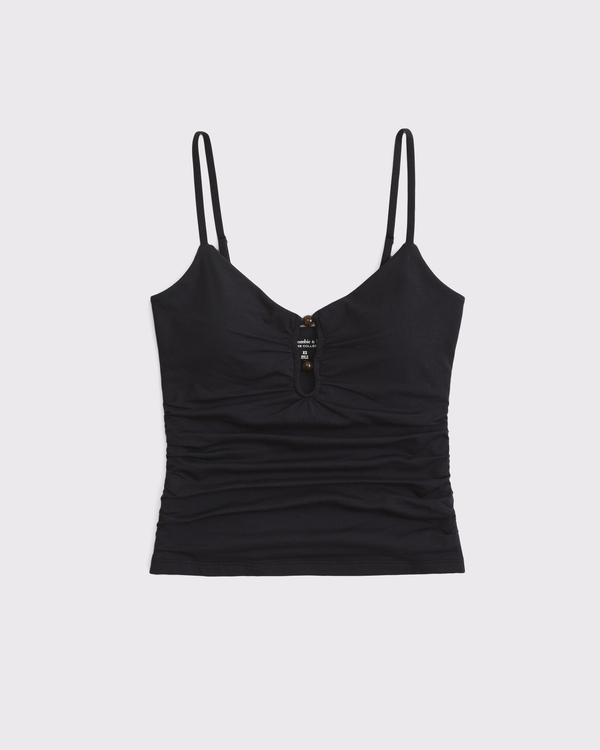 Bra-Free Beaded Cutout Cami
