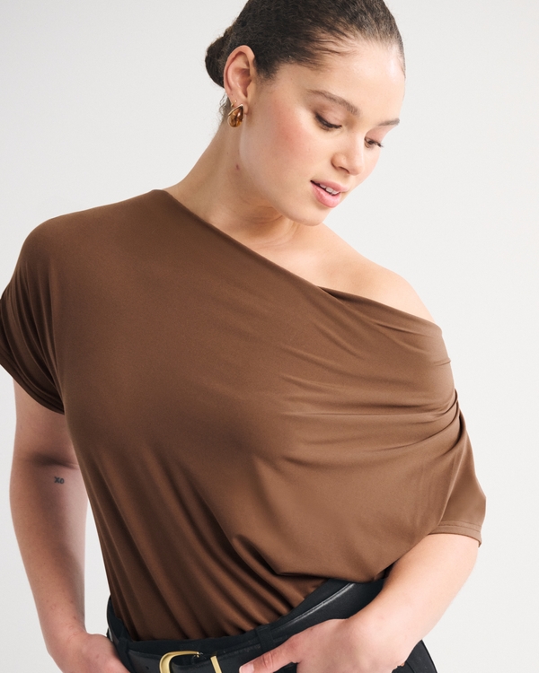 Draped Asymmetrical Top