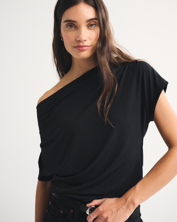Draped Asymmetrical Top