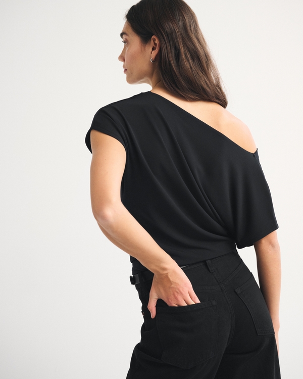 Draped Asymmetrical Top