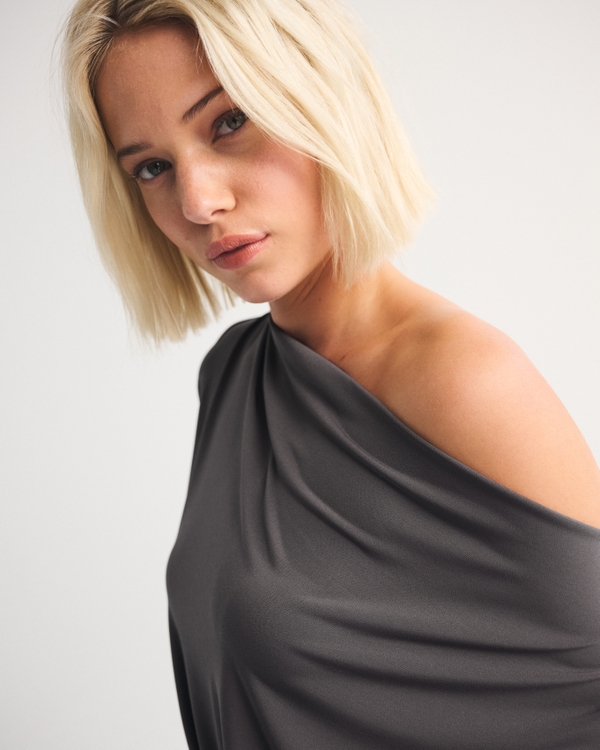 Draped Asymmetrical Top