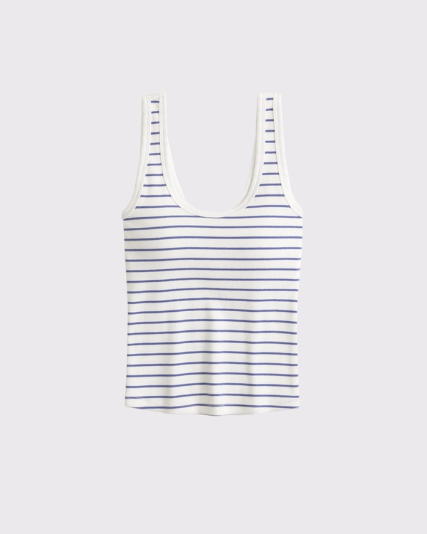 Bra-Free Scoopneck Rib Tank