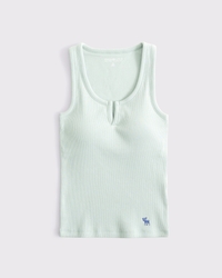 免穿胸罩羅紋缺口領圖樣背心