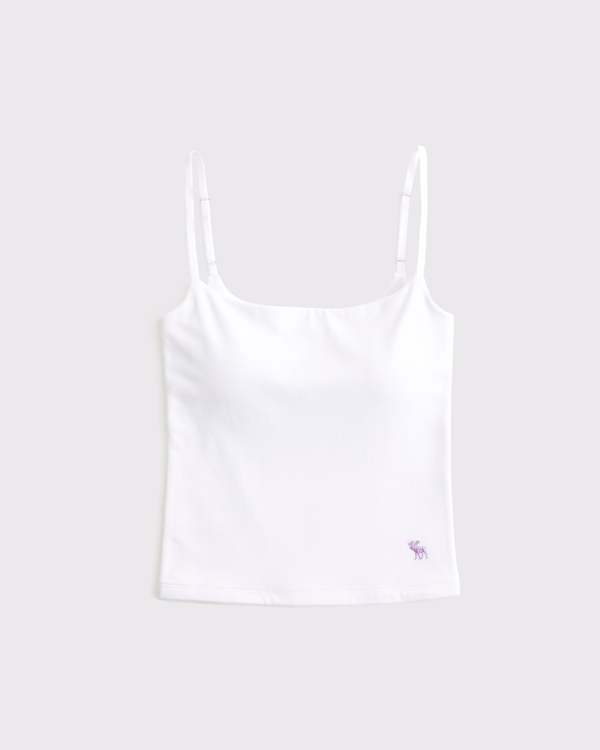 Bra-Free 90s Icon Cami, White view 1