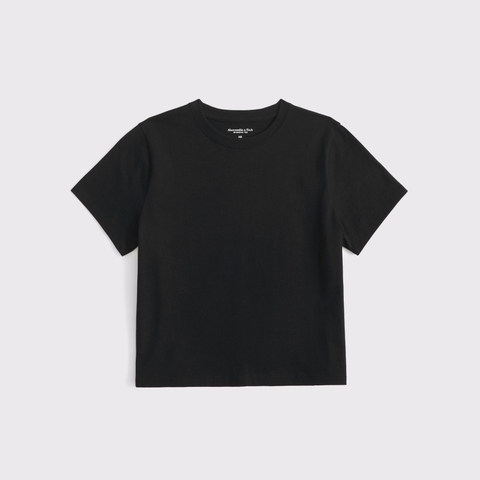 Женские футболки Abercrombie & Fitch Essential Polished Body-Skimming Tee