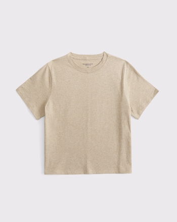 Essential Polished Body-Skimming Tee from Abercrombie & Fitch - $19