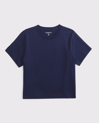 Essential Polished Body-Skimming Tee