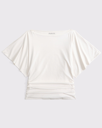 Flutter Sleeve Slash Top