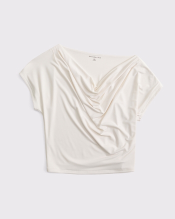 Asymmetrical Draped Cowl Neck Top from Abercrombie & Fitch - $45