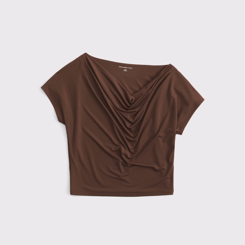 Женские топы Abercrombie & Fitch Asymmetrical Draped Cowl Neck Top