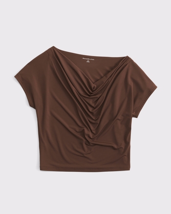 Asymmetrical Draped Cowl Neck Top from Abercrombie & Fitch - $45