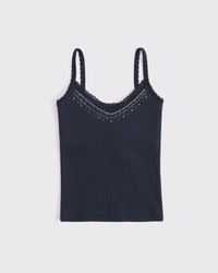 Embellished Rib Cami